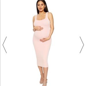 Naked Wardrobe Mama Pink Tank Dress